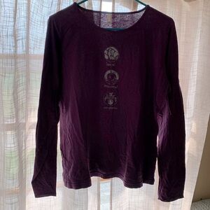 Women’s American Apparel Long Sleeve Tee Organic Food